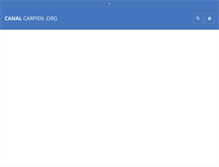 Tablet Screenshot of canalcarpien.org